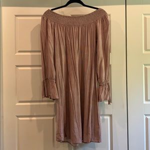 Knox Rose striped dress, off the shoulder